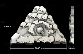 Religious panels (PR_0207) 3D model for CNC machine