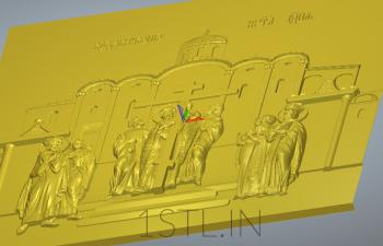 Religious panels (PR_0281) 3D model for CNC machine