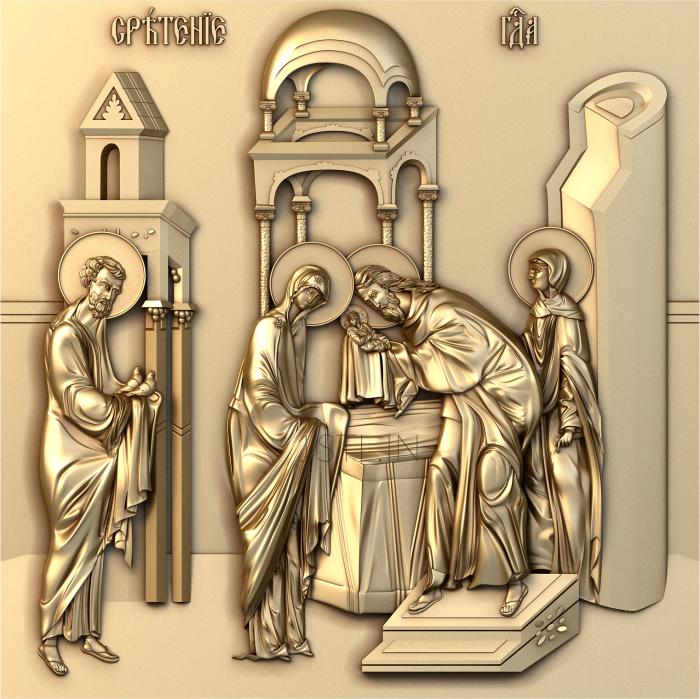 Religious panels (PR_0284) 3D model for CNC machine