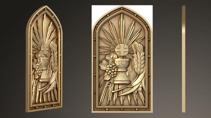 Religious panels (PR_0307) 3D model for CNC machine