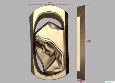 Religious panels (PR_0338) 3D model for CNC machine