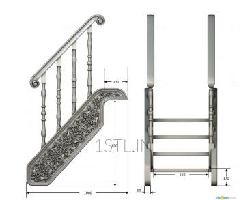 Fence (PRL_0077) 3D model for CNC machine