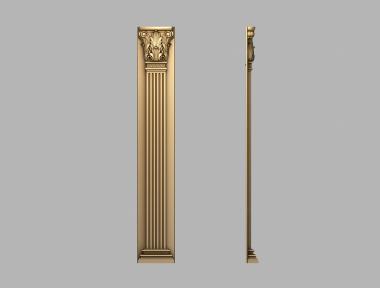 Pilasters (PL_0141) 3D model for CNC machine