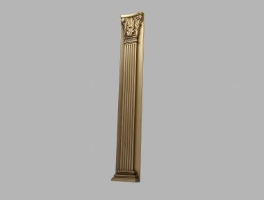 Pilasters (PL_0141) 3D model for CNC machine