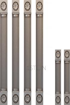 Pilasters (PL_0147) 3D model for CNC machine