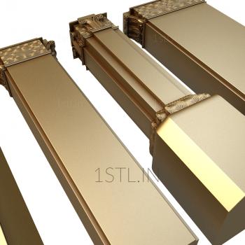 Pilasters (PL_0163) 3D model for CNC machine