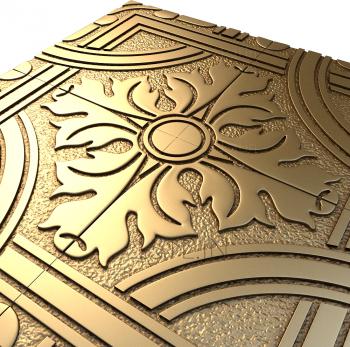 Tile (PLT_0007) 3D model for CNC machine