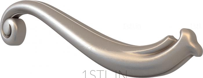 Armrest (PDL_0025-1) 3D model for CNC machine