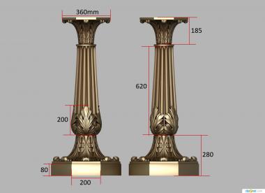 Underframe (PDS_0130) 3D model for CNC machine