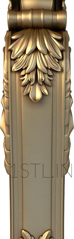 Half-column (PST_0021) 3D model for CNC machine