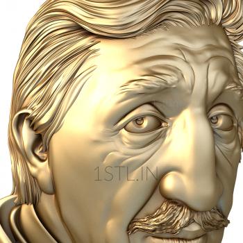 Portrait (PRT_0005) 3D model for CNC machine