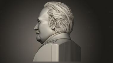 Portrait (PRT_0118) 3D model for CNC machine