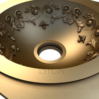 Ceiling rose (PRZ_0022) 3D model for CNC machine