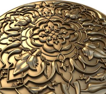 Ceiling rose (PRZ_0025) 3D model for CNC machine