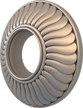 Ceiling rose (PRZ_0037) 3D model for CNC machine