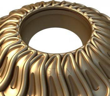 Ceiling rose (PRZ_0039) 3D model for CNC machine