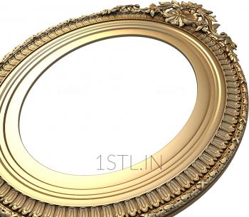 Round frame (RK_0022) 3D model for CNC machine