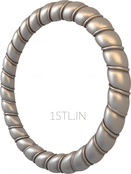Round frame (RK_0096) 3D model for CNC machine