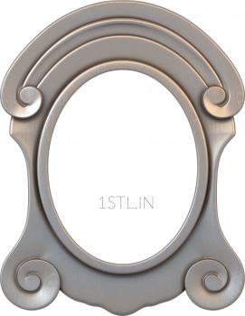 Round frame (RK_0146) 3D model for CNC machine