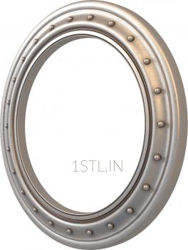 Round frame (RK_0163) 3D model for CNC machine