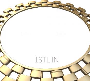 Round frame (RK_0165) 3D model for CNC machine