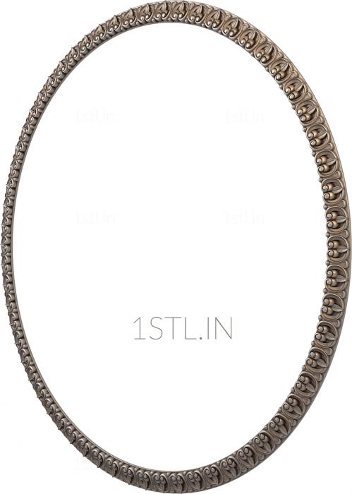 Round frame (RK_0184) 3D model for CNC machine