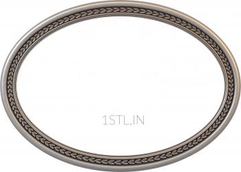 Round frame (RK_0187-2) 3D model for CNC machine