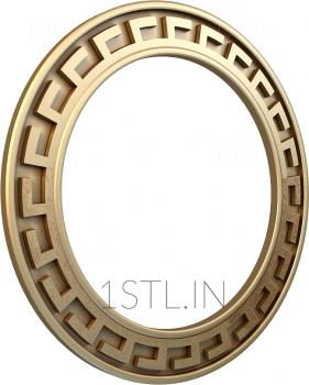 Round frame (RK_0204-1) 3D model for CNC machine