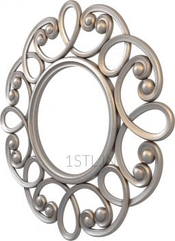 Round frame (RK_0226) 3D model for CNC machine