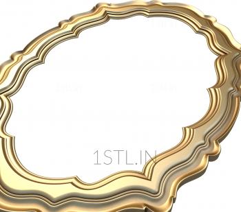 Round frame (RK_0227) 3D model for CNC machine