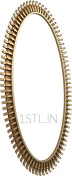 Round frame (RK_0236) 3D model for CNC machine