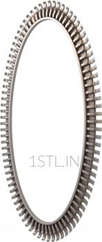 Round frame (RK_0236) 3D model for CNC machine