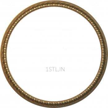 Round frame (RK_0241-1) 3D model for CNC machine