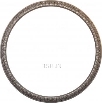 Round frame (RK_0241-1) 3D model for CNC machine