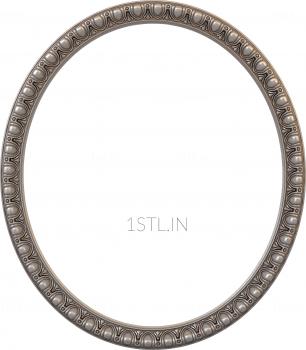 Round frame (RK_0241-3) 3D model for CNC machine