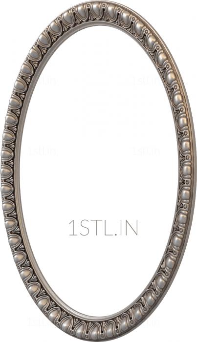 Round frame (RK_0241) 3D model for CNC machine