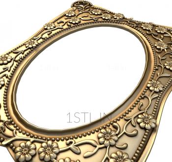 Round frame (RK_0266) 3D model for CNC machine