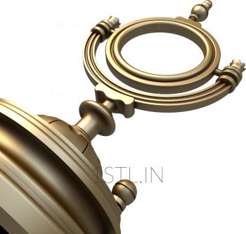 Round frame (RK_0285) 3D model for CNC machine