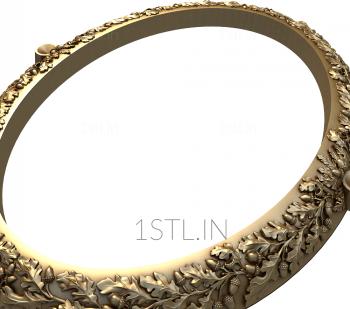 Round frame (RK_0292) 3D model for CNC machine