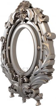 Round frame (RK_0324) 3D model for CNC machine