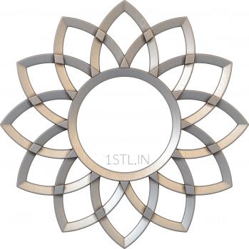 Round frame (RK_0331) 3D model for CNC machine