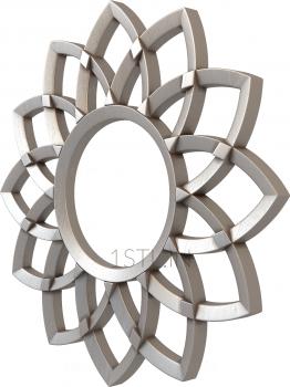 Round frame (RK_0331) 3D model for CNC machine