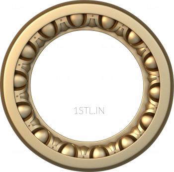 Round frame (RK_0334) 3D model for CNC machine