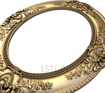 Round frame (RK_0700) 3D model for CNC machine