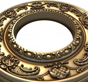 Round frame (RK_0703) 3D model for CNC machine