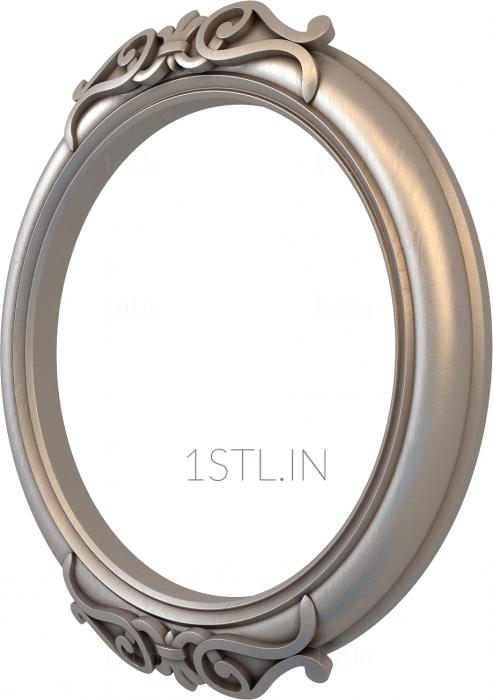 Round frame (RK_0732) 3D model for CNC machine