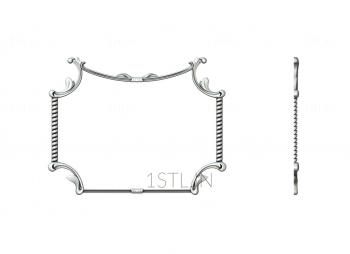 Mirrors and frames (RM_0841) 3D model for CNC machine