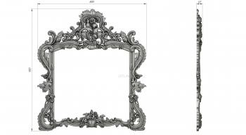 Mirrors and frames (RM_0873) 3D model for CNC machine