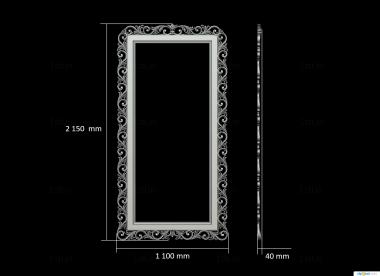 Mirrors and frames (RM_0969) 3D model for CNC machine