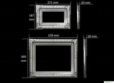 Mirrors and frames (RM_0974) 3D model for CNC machine